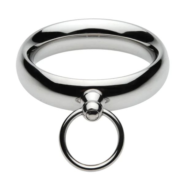 Lead Me Stainless Steel Cock Ring- 1.75