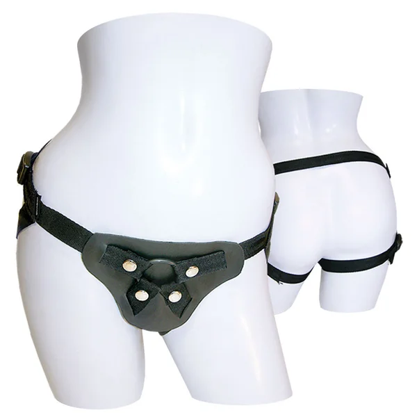Leather Strap-On Harness by Sportsheets