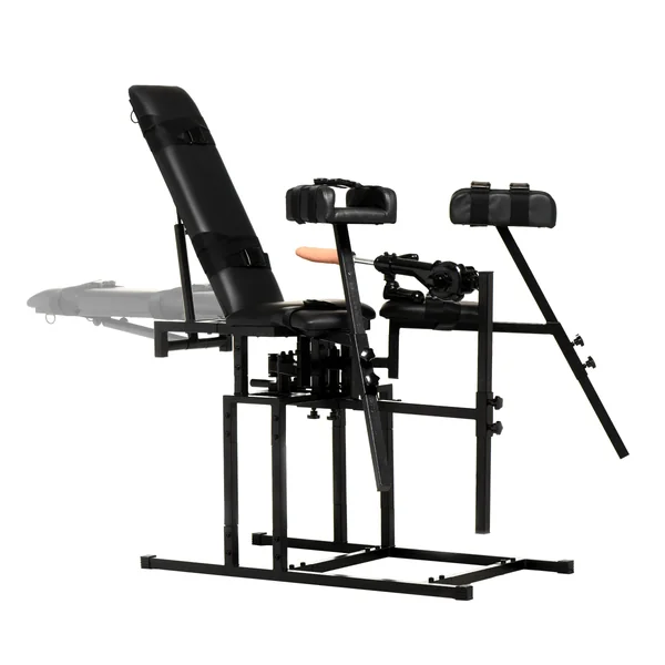 Leg Spreader Obedience Chair w/ Sex Machine