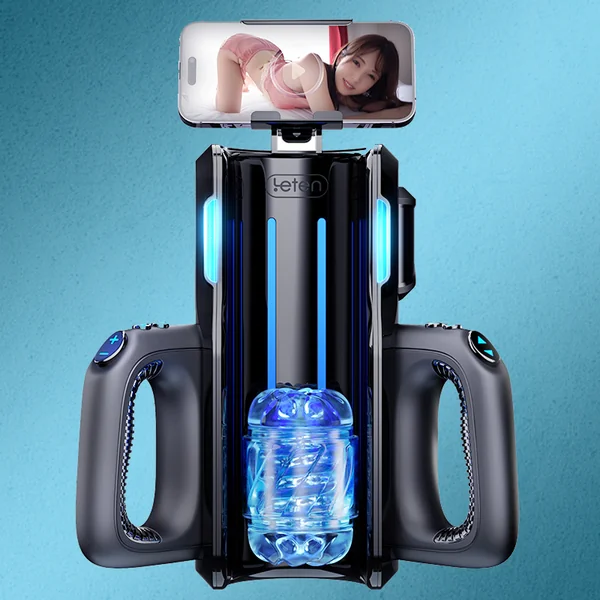 Leten 10 Thrusting High-speed Motor Masturbator Cup With Phone Holder Lurevibe Sex Toys Maestro sex machine