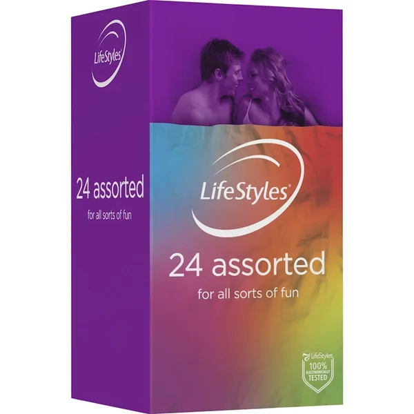 LifeStyles Assorted Condoms, 20-pack