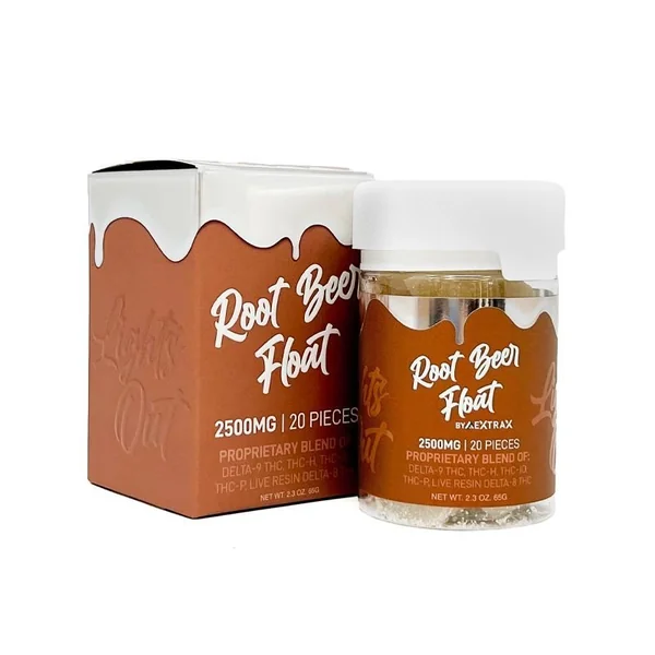 Lights Out Extrax 3500MG 20Ct Gummies Root Beer Float