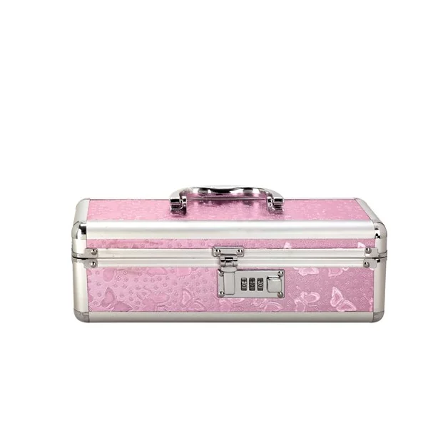 LOCKABLE VIBRATOR CASE PINK SMALL