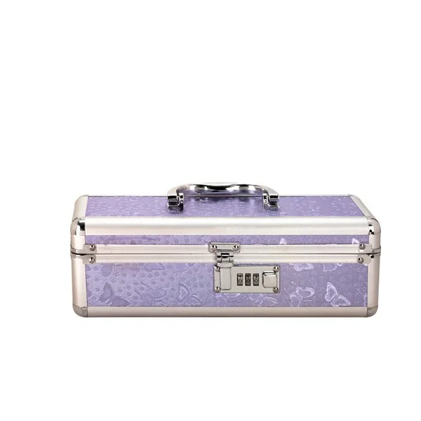 LOCKABLE VIBRATOR CASE PURPLE SMALL