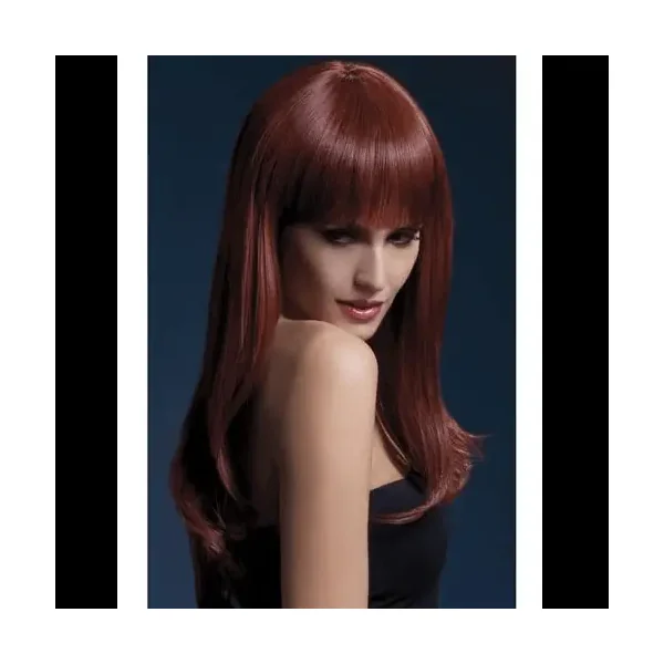 Long Feathered Wig with Fringe