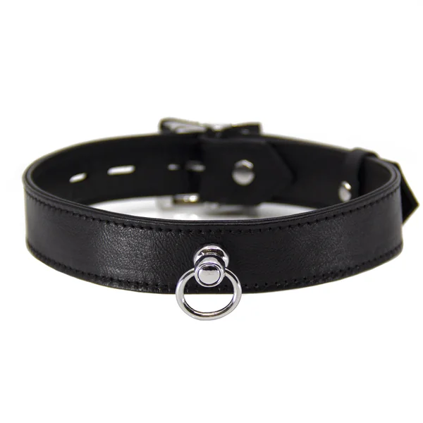 Love in Leather Lockable Padded Leather Collar