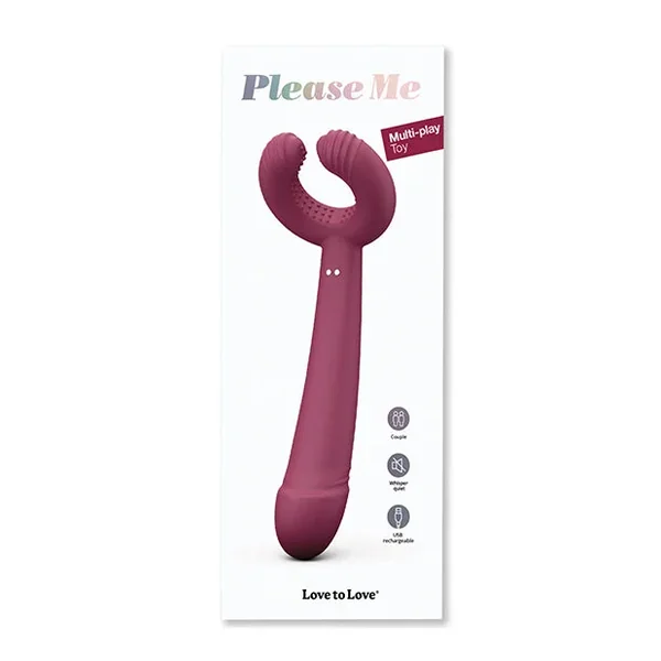 Love to Love Please Me Multi-Play Vibrator – Plum Star