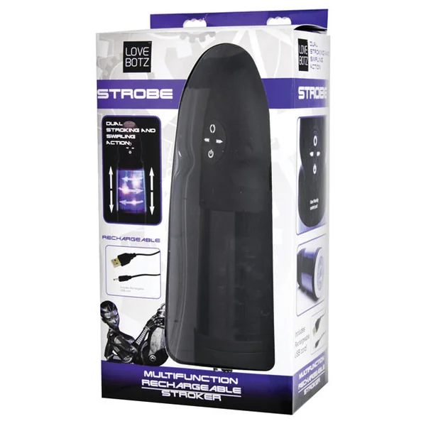 Lovebotz Strobe Rechargeable Stroker - Multi Function