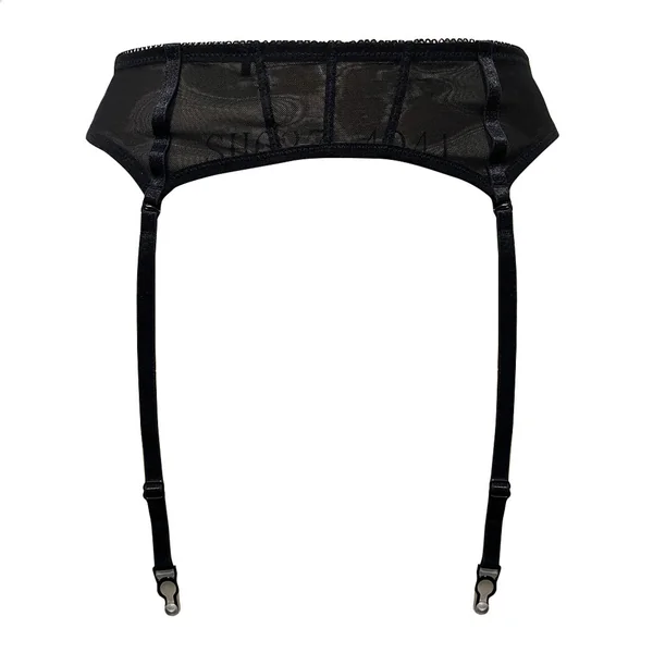 Lovely Lies Mesh Garter Belt - Curvy