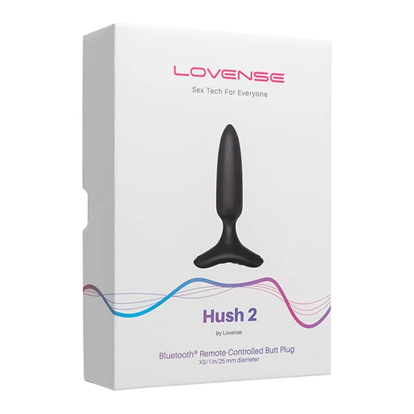 Lovense Hush 2 Butt Plug - Black