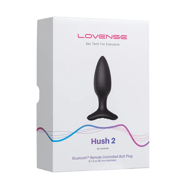 Lovense Hush 2 Butt Plug - Black