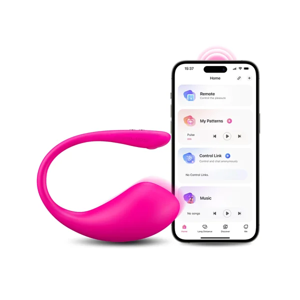 LOVENSE Lush 3 Remote Control Vibrator for Women - Wearable G-spot Massager for Long Distance Couples