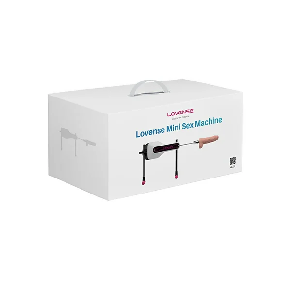 Lovense Mini Sex Machine - White: Luxury Redefined