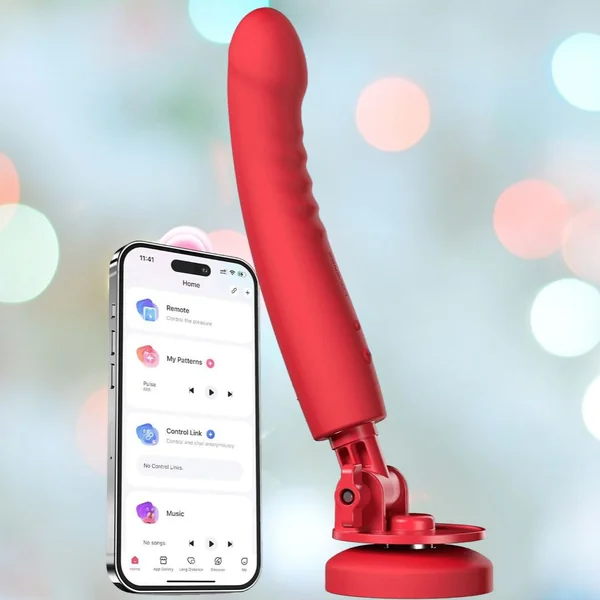 Lovense Mission 2 Vibrating Suction Cup Dildo