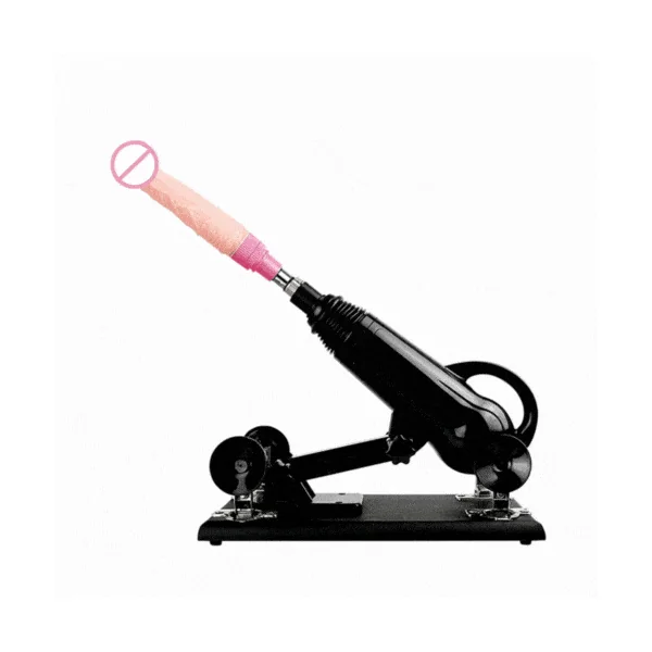 Lurevibe - Automatic Sex Machine With Dildo Strong Motor Masturbator Black Love Machines