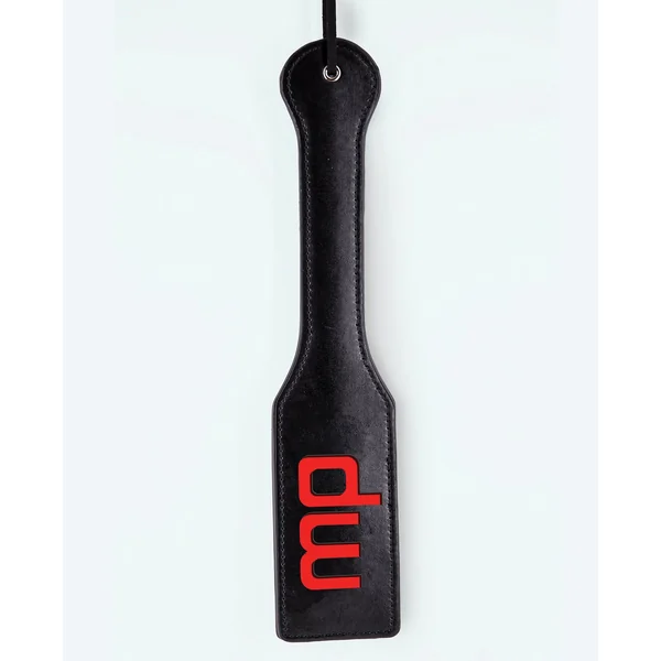 Lust Pu Leather Mp Paddle - Black