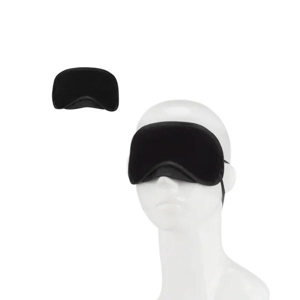 Lux Fetish Peek a Boo Love Mask – Black