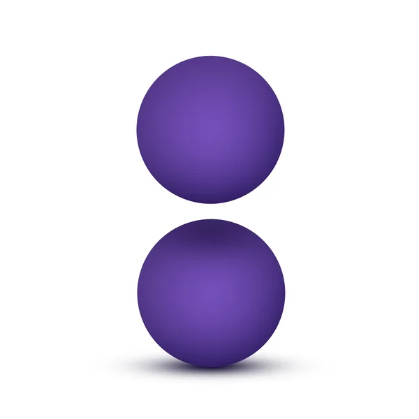 Luxe Double O Beginner Kegel Balls - Purple