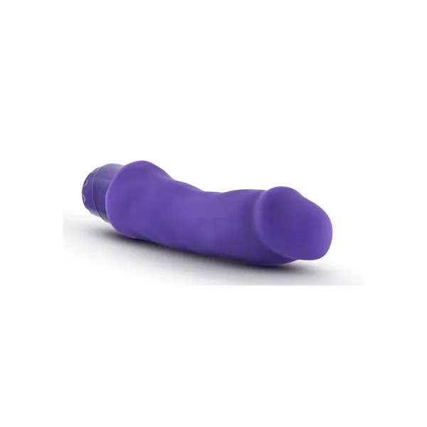 Luxe Marco Silicone Realistic Vibrator Waterproof Purple 7.75 Inch