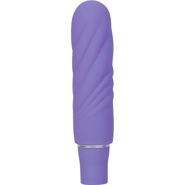 Luxe Nimbus Mini Multifuction Vibe Silicone Waterproof Periwinkle 4.75 Inch