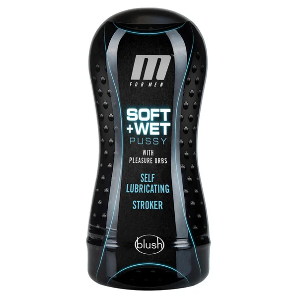 M for Men Soft & Wet Self Lubricating Pussy with Pleasure Orbs Vanilla Masturbator / Stroker