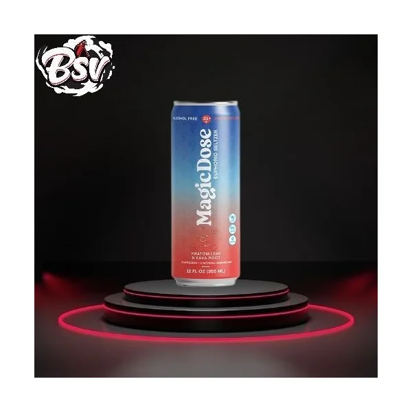 Magic Dose Kratom Seltzer Tropical Mango