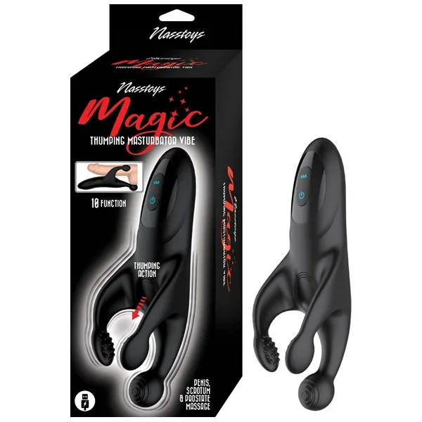 Magic Thumping Masturbator – Black