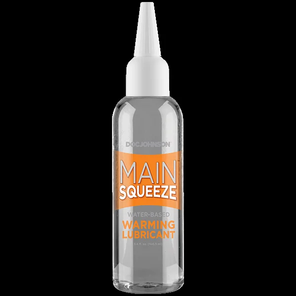 MAIN SQUEEZE WARMING WATER BASED LUBRICANT 3.4 OZ