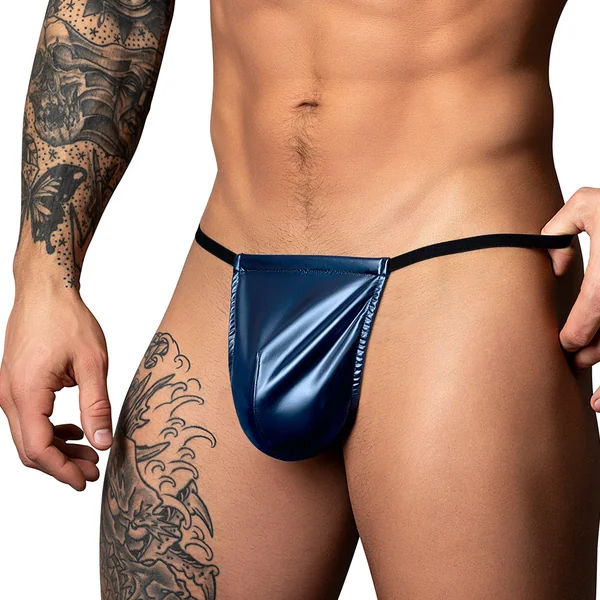 Male Power Liquid Onyx 2.0 Wet Look G-String