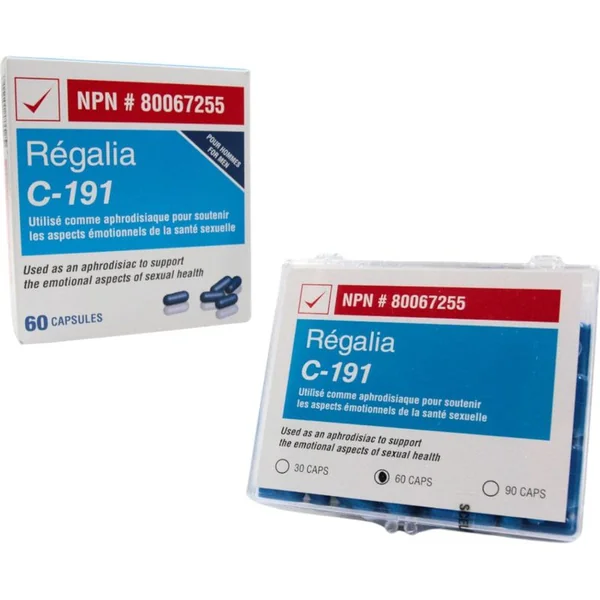 Male Sexual Supplement - Regalia C-191 | Power, Vitality, Performance