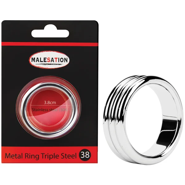Malesation Triple Thick Metal Cock Ring