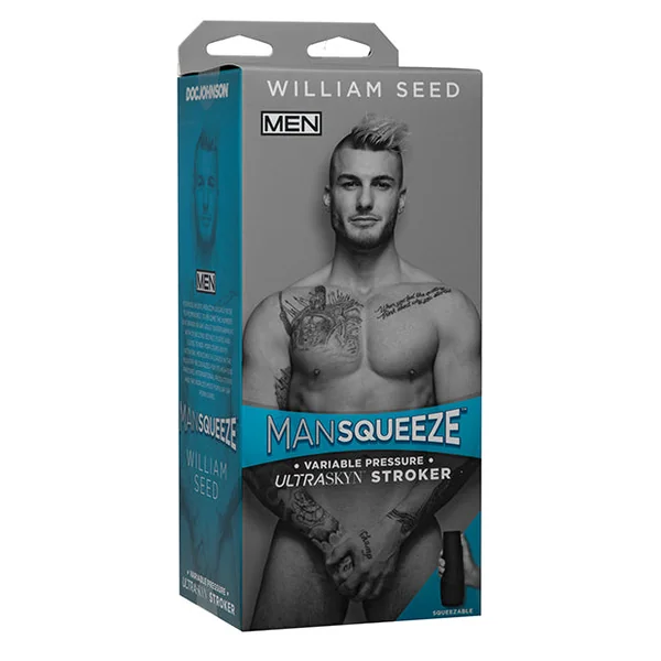 Man Squeeze Ultraskyn Ass Stroker - William Seed