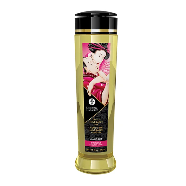 MASSAGE OIL AMOUR/ SWEET LOTUS 8OZ