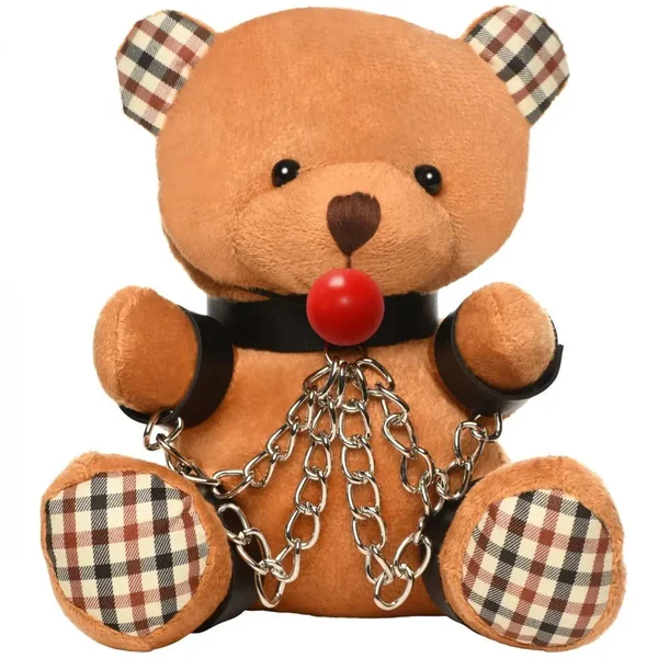 Master Series® Gagged Bondage Teddy Bear