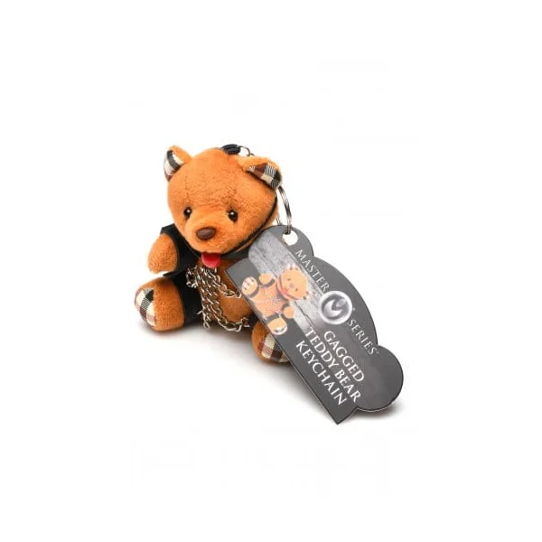 Master Series Gagged Teddy Bear Keychain