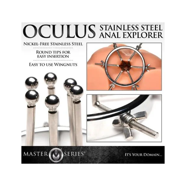 Master Series Oculus Stainless Steel Anal Explorer by XR
