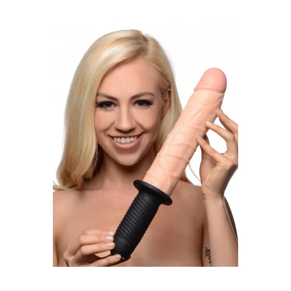 MASTER SERIES ONSLAUGHT 13X XL DILDO THRUSTER FLESH