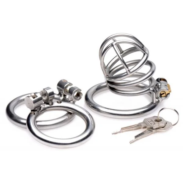 Master Series The Pen Deluxe Locking Chastity Cage