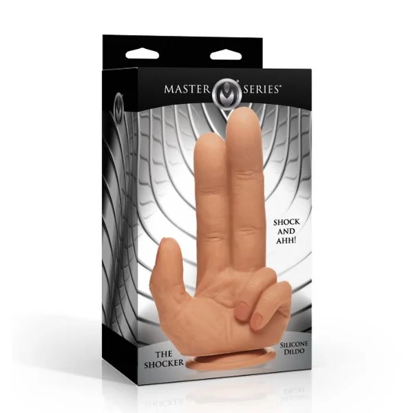 MASTER SERIES THE SHOCKER SILICONE DILDO