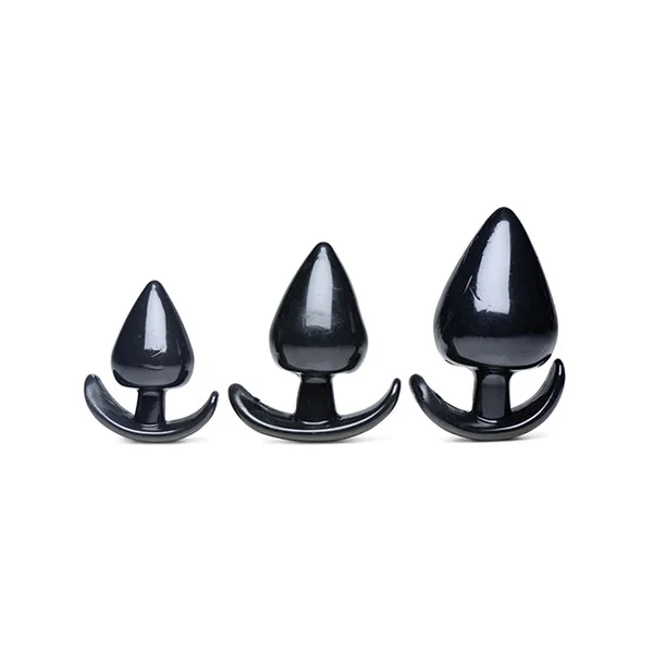 Master Series Triple Spades 3 Piece Anal Plug Set