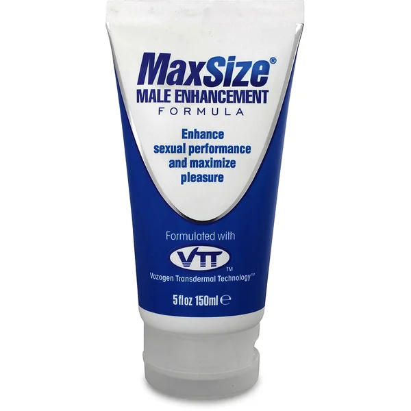 Max Size Penis Plumping Male Enhancement Cream 5 oz
