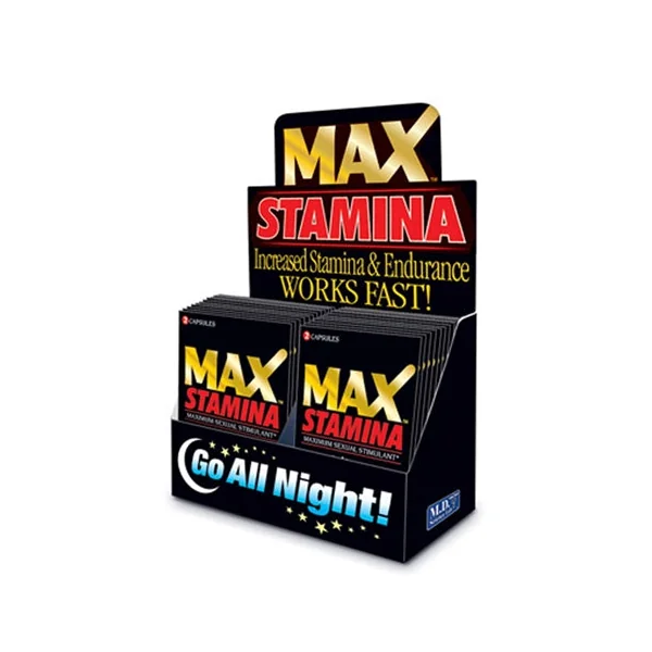 Max Stamina - 24 Count Display - 2 Count Packets