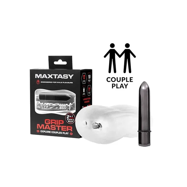 Maxtasy Grip Master Sleeve & Bullet – Clear