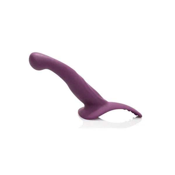 Me2 Vibrating Silicone Strap-On – Purple