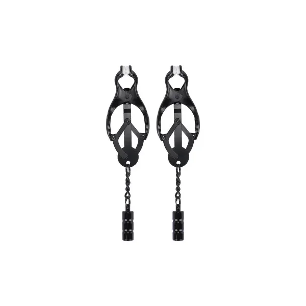 Me You Us Clover Nipple Clamps, Black