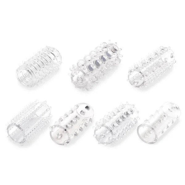 Me You Us Sensational Seven Textured Sleeves Transparent Small