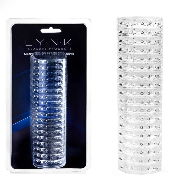 Men's Handy Stroker Sleeve by Lynk Pleasure | Clear Male Masturbator