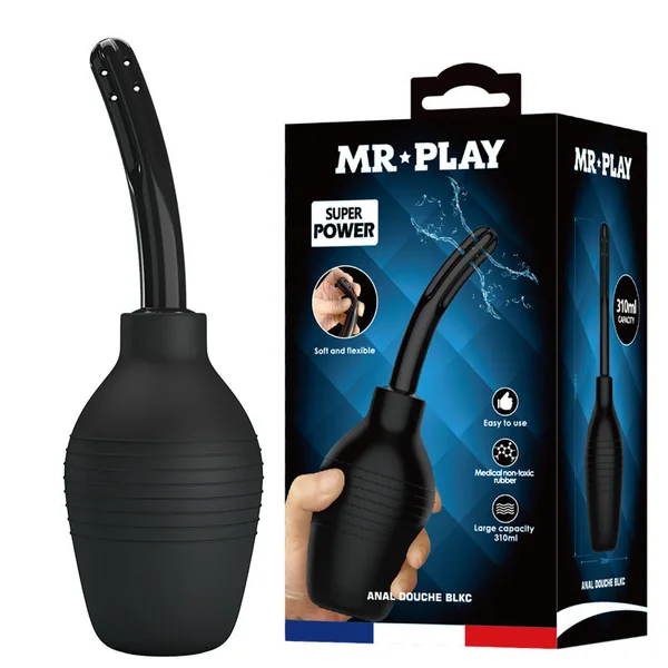 Men’s & Women’s Rear Door Washer – Rubber Soft Head Cleaning Sex Toy for Private Area Care