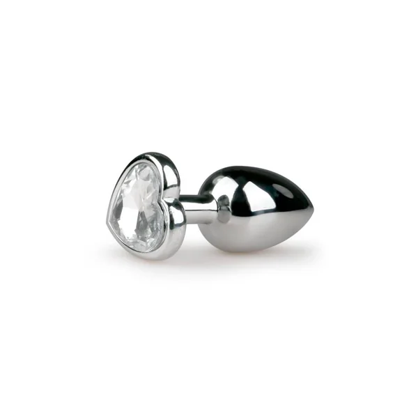 Metal Butt Plug No. 2 – Silver/Clear