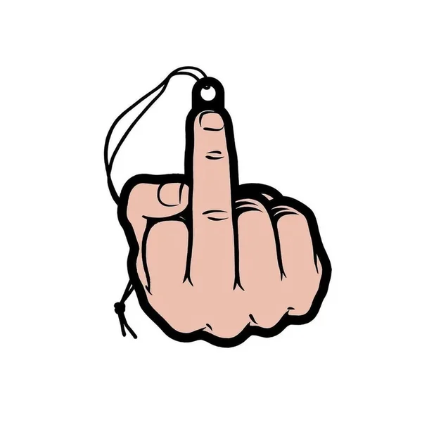 Middle Finger Air Freshener – Pink/Black